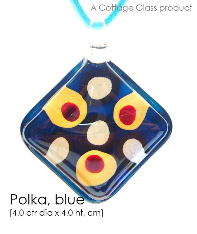 Polka, blue
