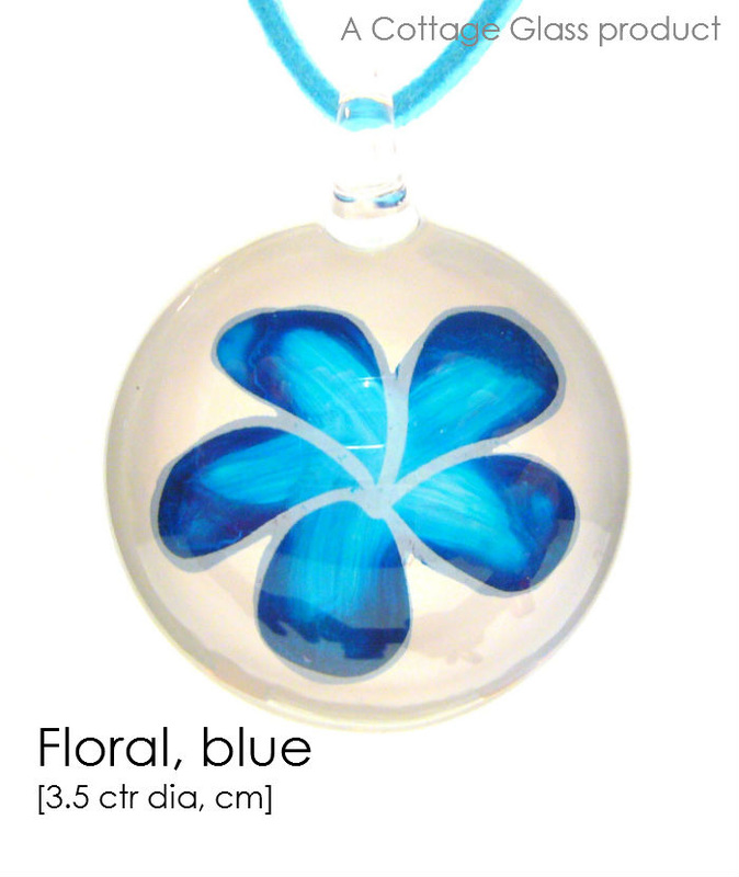 Floral, blue